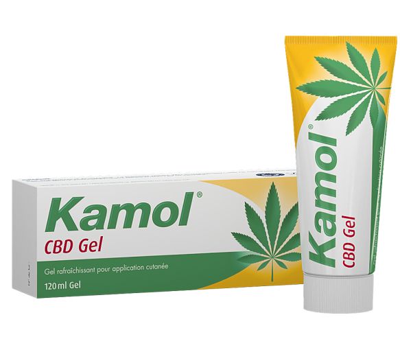 Gel rafraîchissant Kamol CBD - tube de 120ml