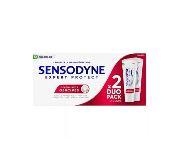Dentifrice Sensibilité et Gencives Sensodyne - lot de 2 tubes de 75 ml