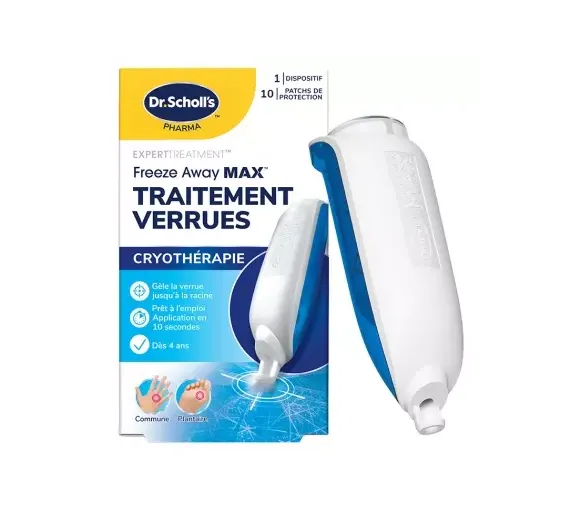 Traitement verrues Cryothérapie pieds et mains Scholl - flacon de 35ml + 10 patchs - image 1