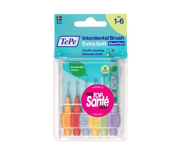 Brossettes interdentaires extra souple TePe -  boîte de 6 brossettes - image 1