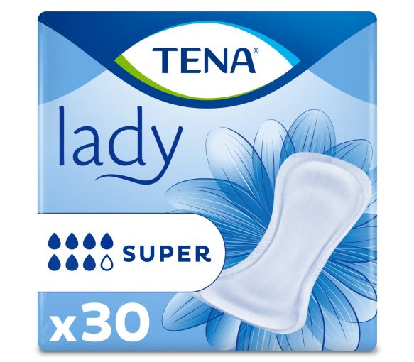 Lady Super Protections anatomiques pour femmes Tena - sachet de 30 serviettes - image 1