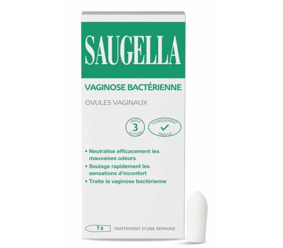 Ovules vaginaux Vaginose bactérienne Saugella - 7 ovules - image 1