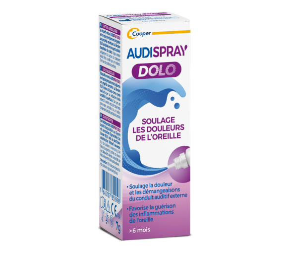 Gouttes auriculaires Dolo 6 mois et plus Audispray - flacon de 7 g - image 1