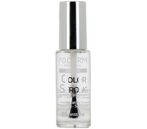 Color strong vernis top coat durcisseur Poderm - flacon de 8ml