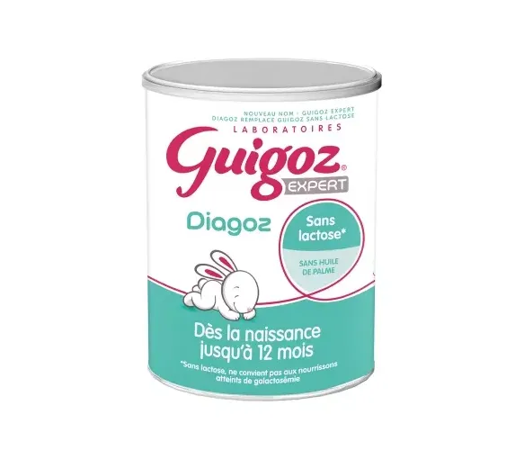 Diagoz lait en poudre sans lactose 1er âge Guigoz - pot de 400g