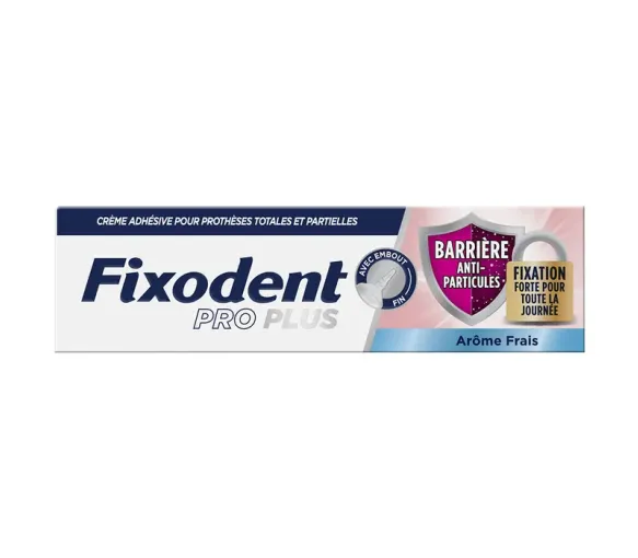 Crème adhésive Fixodent pro plus arôme frais - tube de 40g