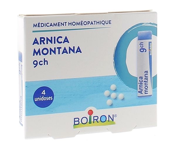 ARNICA MONTANA 9CH globules Boiron - boîte de 4 unidoses de 1g
