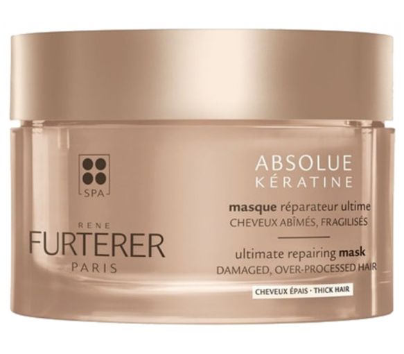 Absolue Kératine Cure Renaissance masque réparateur ultime cheveux épais René Furterer - pot de 200 ml - image 1