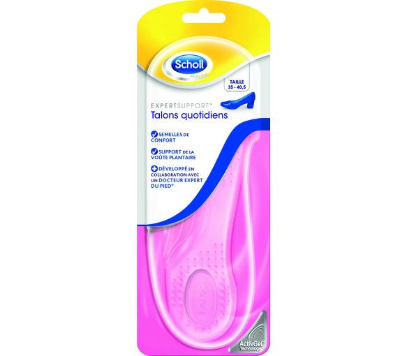 ActivGel talons quotidiens Scholl - 1 paire 35-40,5