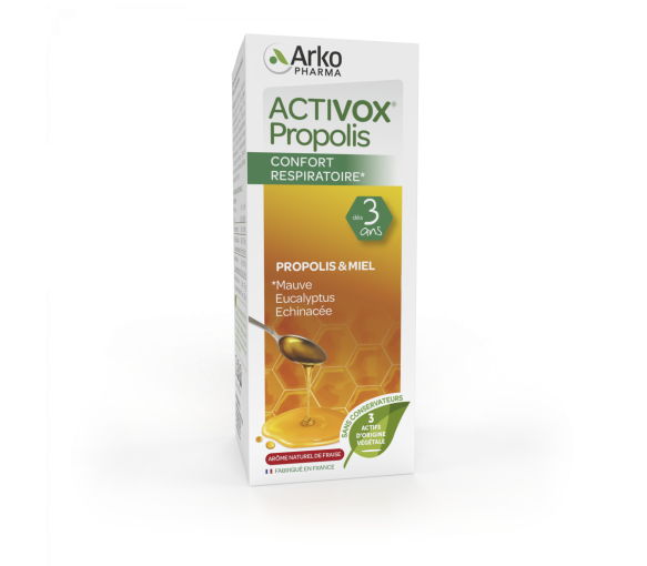 Activox Sirop propolis confort respiratoire Arkopharma - flacon de 140ml - image 1