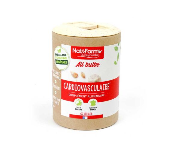 Ail bulbe Ecoresponsable Nat&Form - Boite de 60 gélules - image 1