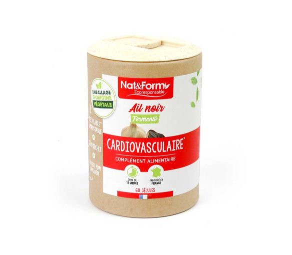 Ail noir fermenté Ecoresponsable Nat&form - Boite de 60 gélules - image 1