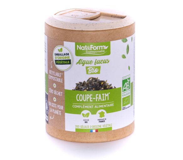 Algue fucus Bio Ecoresponsable Nat&Form - Boite de 200 gélules - image 1