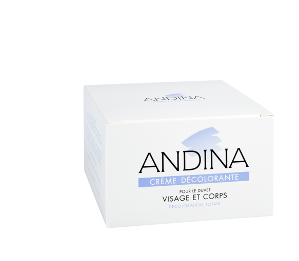 Andina crème décolorante duvet visage et corps Gifrer - pot de 30 ml