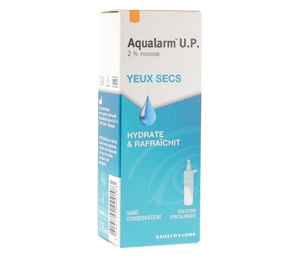Aqualarm UP solution ophtalmique yeux secs Bausch+Lomb - flacon de 10ml