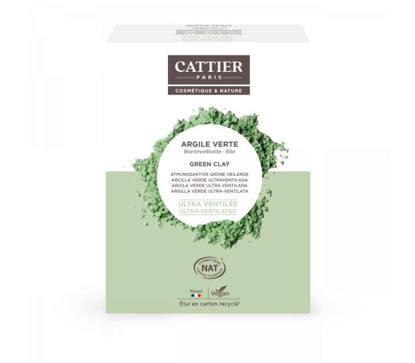 Argile Verte ultra ventilée Cattier - boîte 250 g - image 1