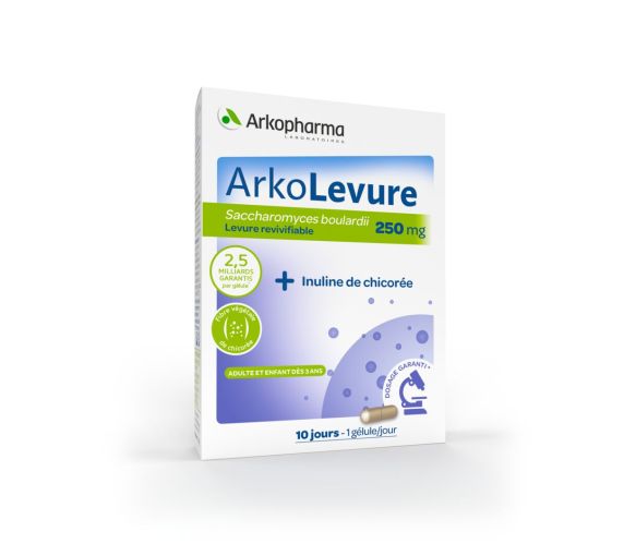 ArkoLevure 250 mg Arkopharma - boîte de 10 gélules - image 1