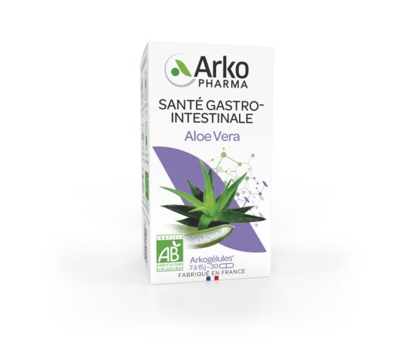 Arkogélules Aloe vera bio Arkopharma - boîte de 30 gélules - image 1