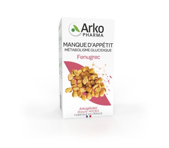 Arkogélules Fenugrec bio Arkopharma - boîte de 40 gélules - image 1