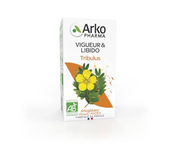Arkogélules Tribulus libido bio Arkopharma - boîte de 40 gélules - image 1