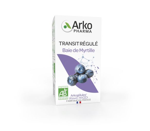 Arkogélules Baie de myrtille bio Arkopharma - boîte de 40 gélules - image 1