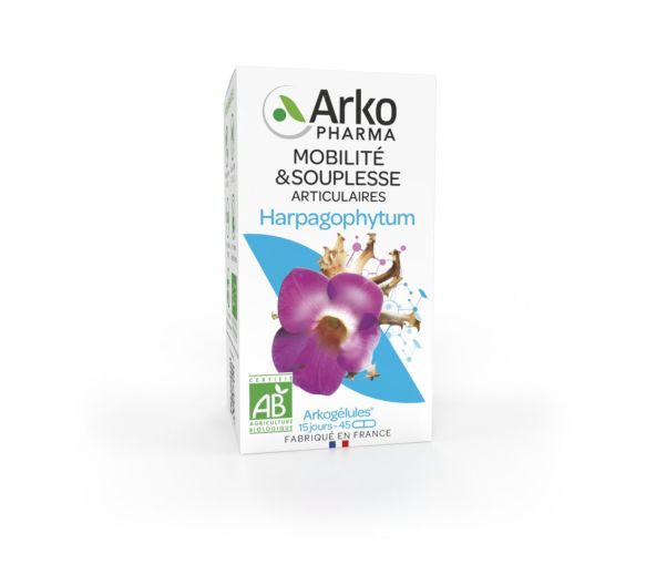Arkogélules Harpagophytum bio Arkopharma - boite de 45 gélules - image 1