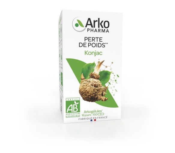 Arkogélules Konjac bio Arkopharma - boîte de 150 gélules - image 1