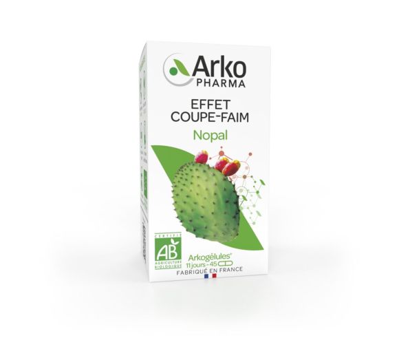 Arkogélules Nopal bio Arkopharma - boîte de 45 gélules - image 1