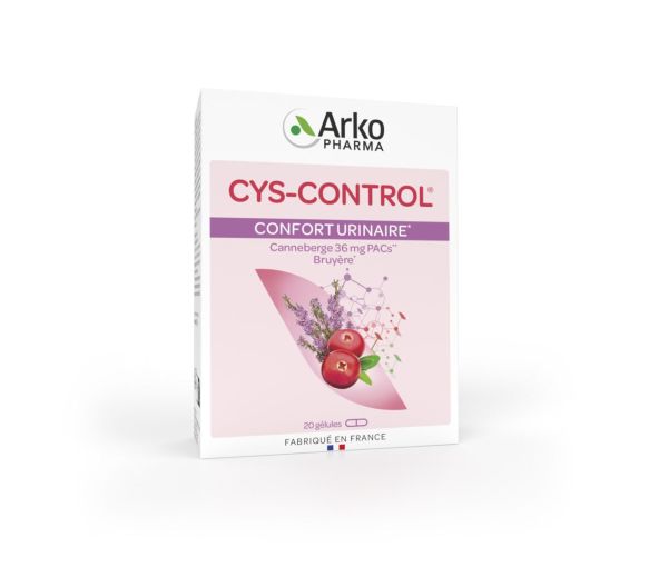 Cys-Control Confort urinaire Arkopharma - boîte de 20 gélules - image 1
