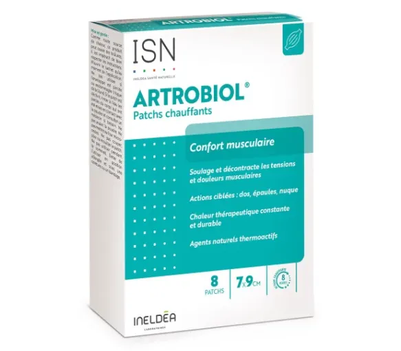 Artrobiol patchs chauffants ISN - boite de 8 patchs - image 1