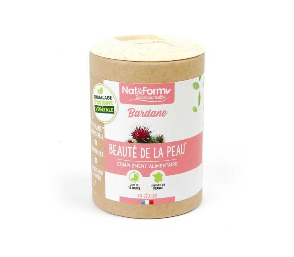 Bardane Ecoresponsable Nat&form - boite de 60 gélules - image 1