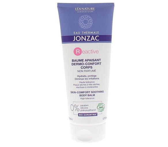 Baume apaisant dermo-confort corps bio reactive Eau Thermale Jonzac - tube de 200 ml