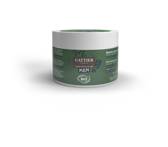 Baume nourrissant barbe et cheveux bio Cattier - pot de 90g - image 1