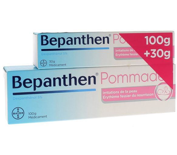 Bepanthen pommade 5% - tube de 100g + tube de 30g - image 1