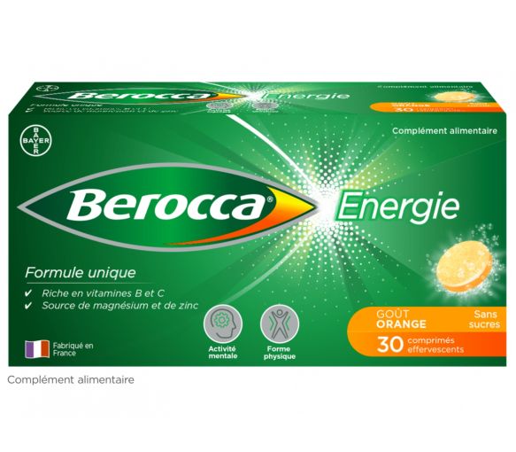 Berocca Energie Orange Vitamine B et C, magnésium et Zinc 30 comprimés effervescents - image 14