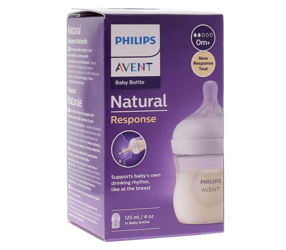 Natural Response Biberon 0 mois et + Avent - biberon de 125 ml