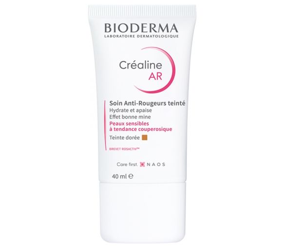 Créaline AR+ CC crème dorée SPF50+ soin anti-rougeurs Bioderma - tube de 40ml - image 1