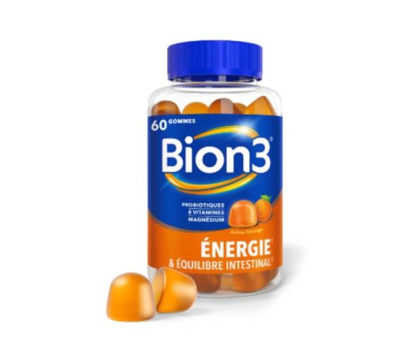 Bion 3 énergie & équilibre intestinal arôme orange - pot de 60 gummies - image 1