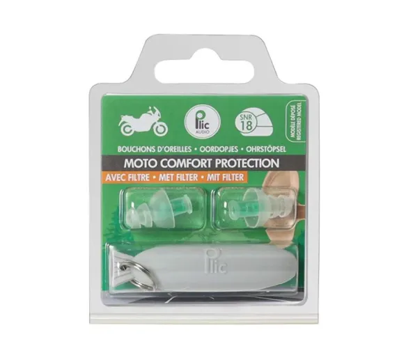 Bouchons d'oreilles moto Plic audio - 1 paire - image 1
