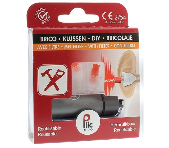 Bouchons d'oreilles brico Plic audio - 1 paire