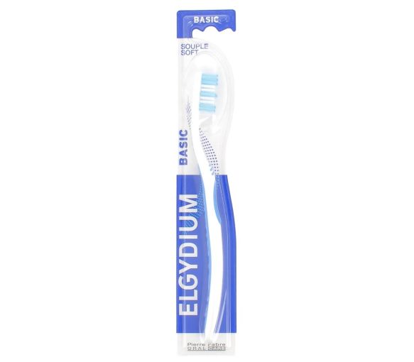 Brosse à dents souple Basic Elgydium - 1 brosse à dents