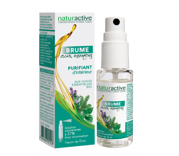Brume aux essences purifiant d'intérieur Naturactive - spray de 15ml