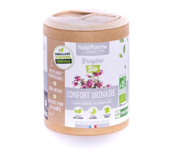 Bruyère Bio Ecoresponsable Nat&Form - boite de 200 gélules - image 1