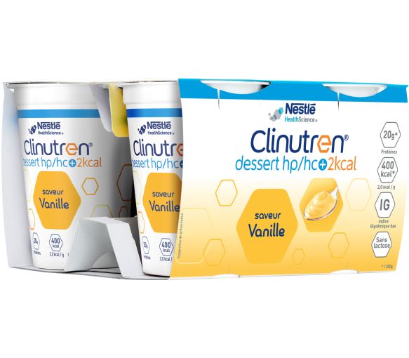 Clinutren saveur vanille HP/HC + Nestlé - lot de 4x200g - image 1
