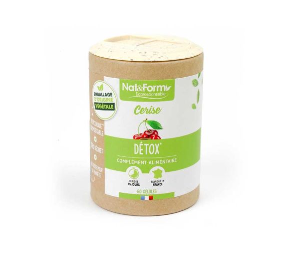 Cerise queues Ecoresponsable Nat&Form - boite de 60 gélules - image 1