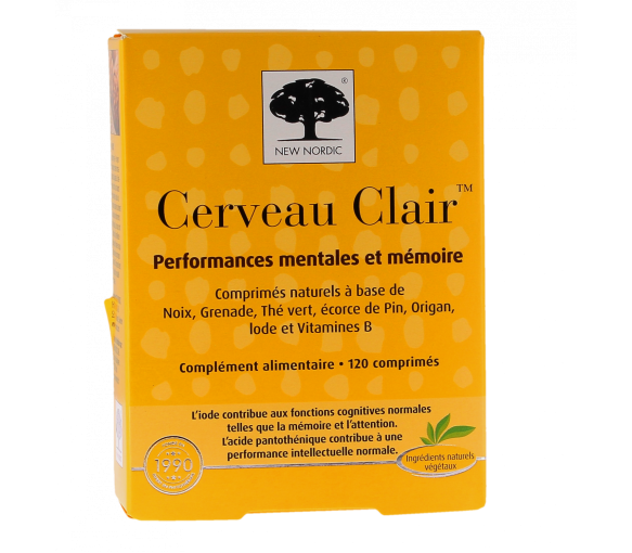 Cerveau clair New Nordic - boîte de 120 comprimés - image 1