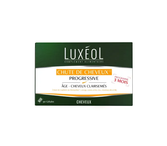 Chute de cheveux progressive Luxéol - boîte de 90 gélules - image 1