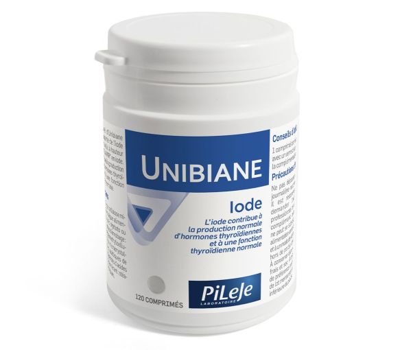 Unibiane Iode Pileje - pot de 120 comprimés