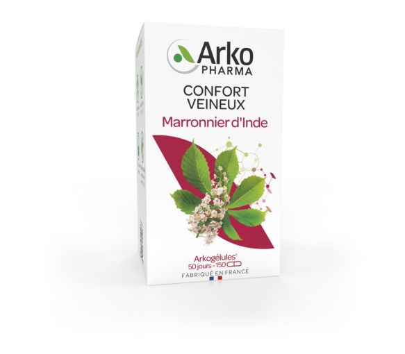 Arkogélules Marronnier d'Inde bio Arkopharma - boite de 150 gélules - image 1