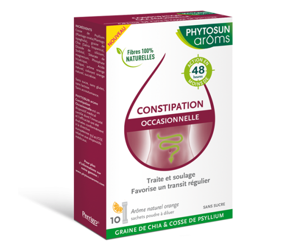 Constipation occasionnelle Phytosun Arôms - boîte de 10 sachets poudre